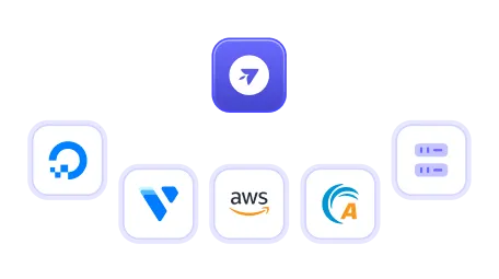 FlyWP connected to DigitalOcean, Vultr, AWS and Akamai