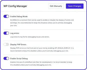 WP Config manager