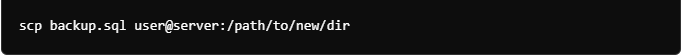 Transfer Database To A New Server Command