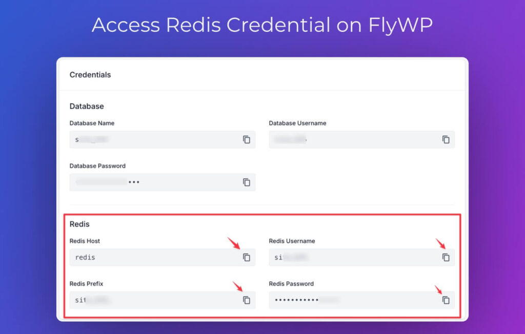 Redis credential exposed