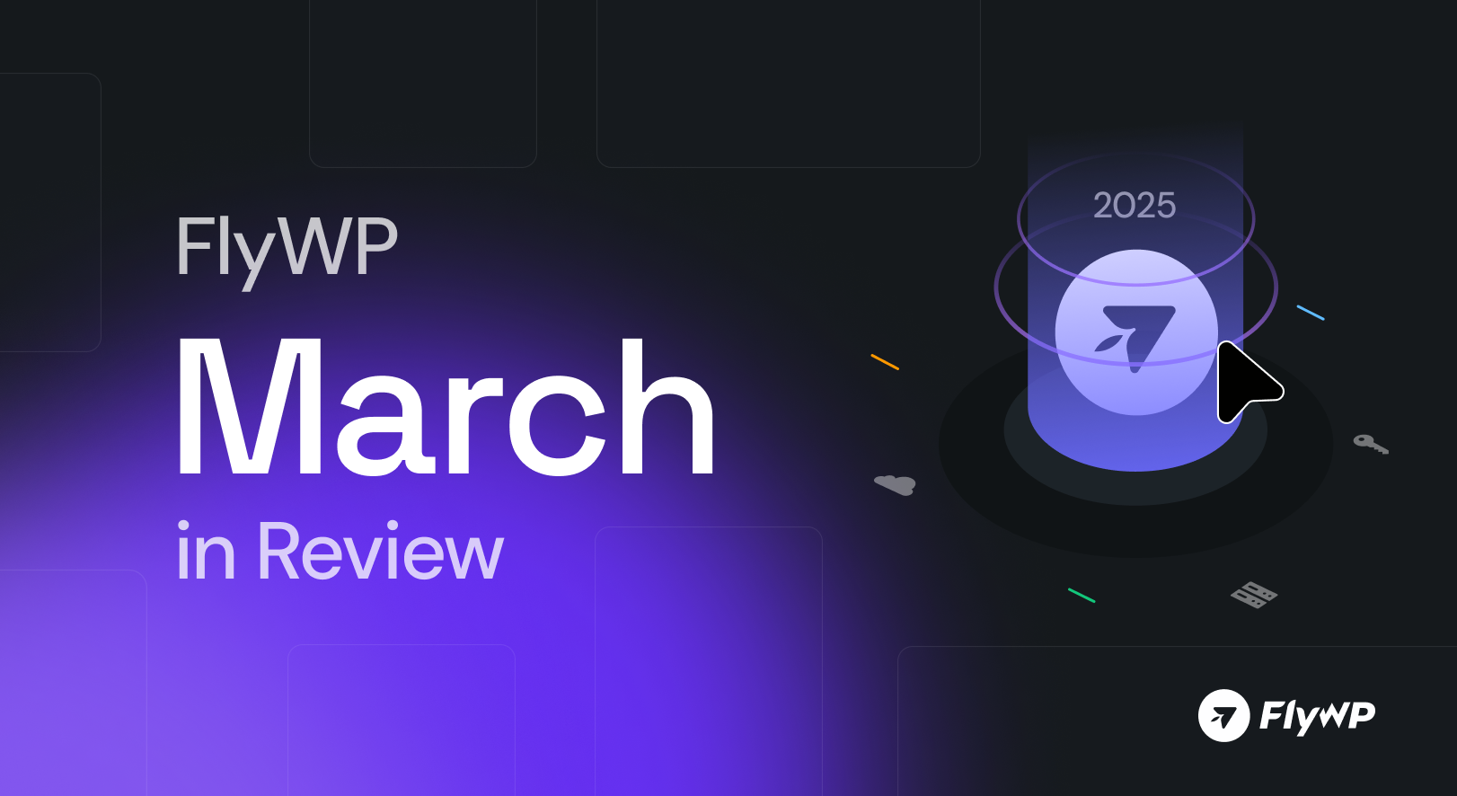 Flywp march in review blog banner