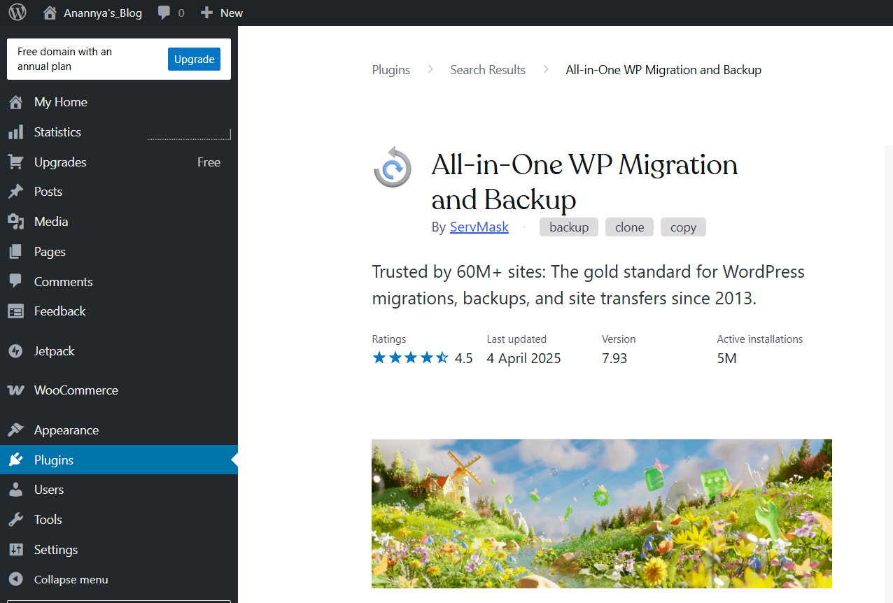 Plug-in-Based Website Migration