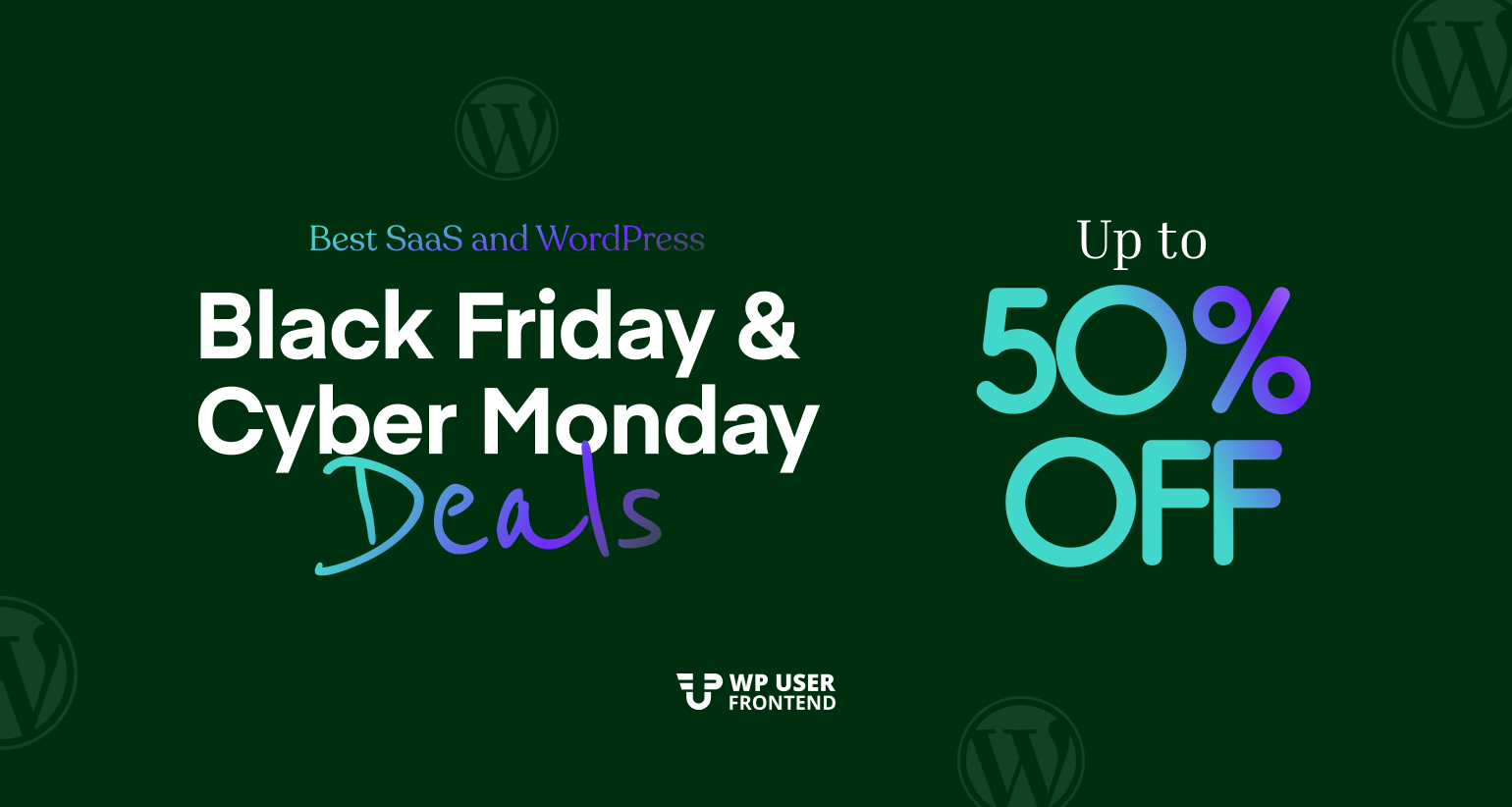 Wp uf october bfcm discount banner