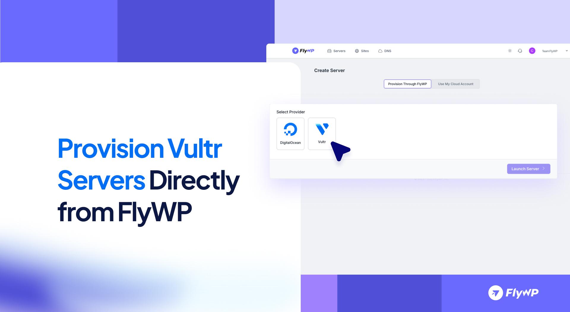 Provision vultr servers directly from flywp (1)