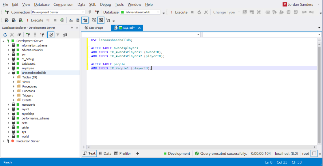 Optimizing MySQL speed with indexing: